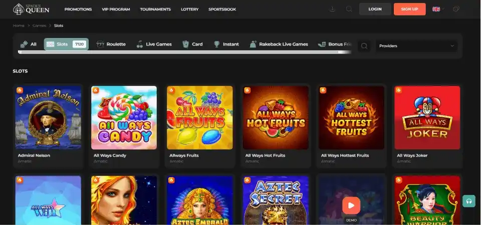 spadesqueen casino review section 4